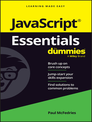 cover image of JavaScript Essentials For Dummies